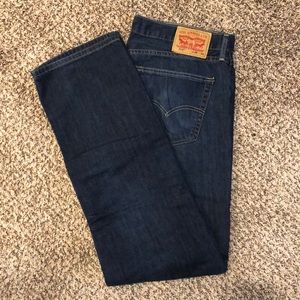 Men’s Levi 514 Dark Jeans